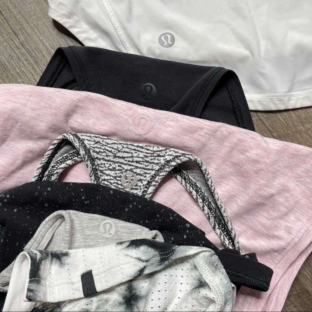 lululemon Bundle of 8 Tank Tops Size 6 / 8 - Picture 2 of 9